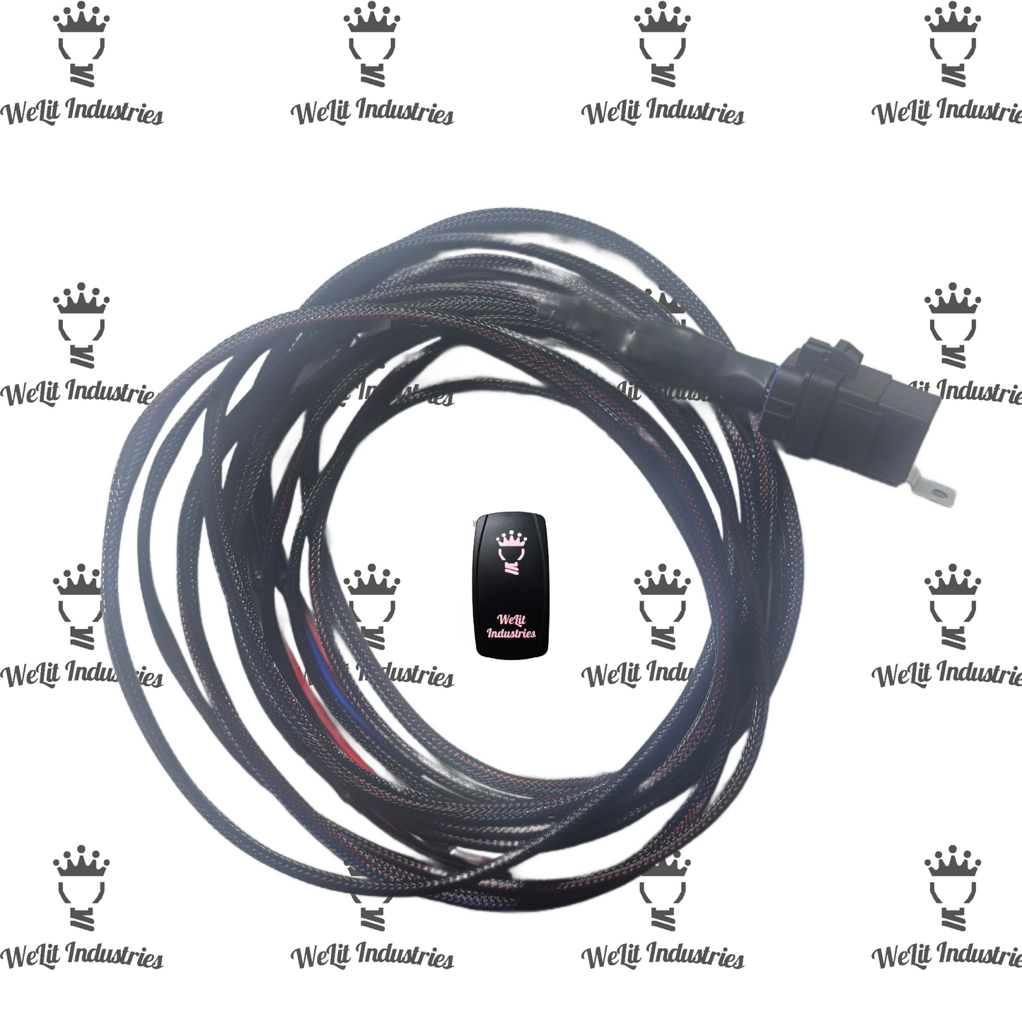 UNIVERSAL POWER HARNESS 8FT: 40AMP RELAY