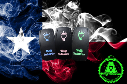 WELIT INDUSTRIES. DUAL LED ROCKER SWITCH