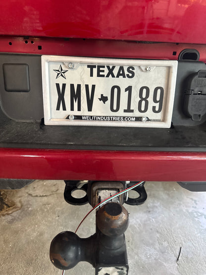 CHASE LED LICENSE PLATE