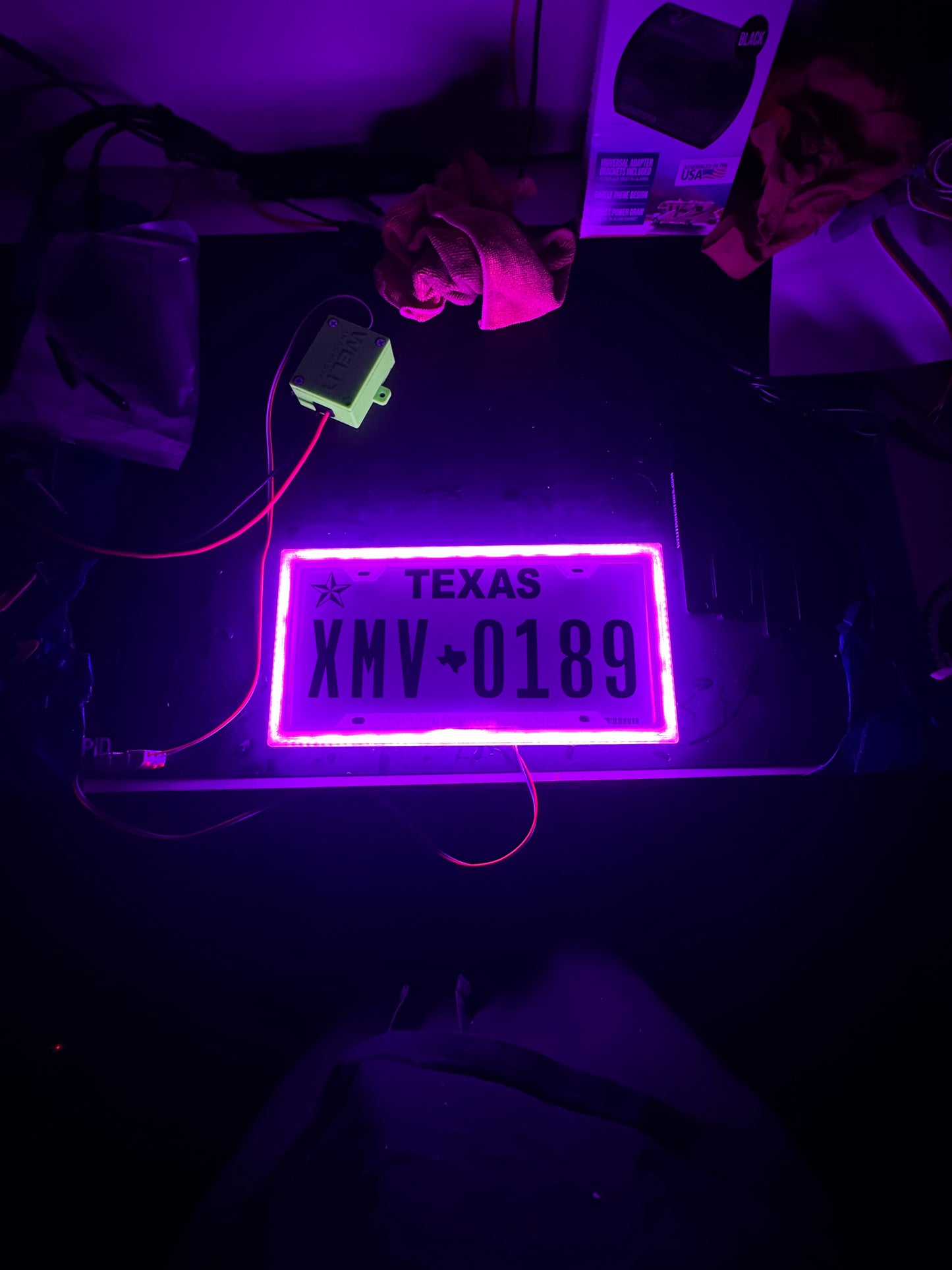 CHASE LED LICENSE PLATE