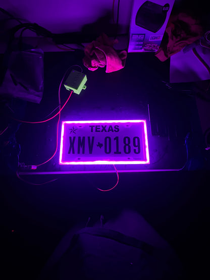 CHASE LED LICENSE PLATE