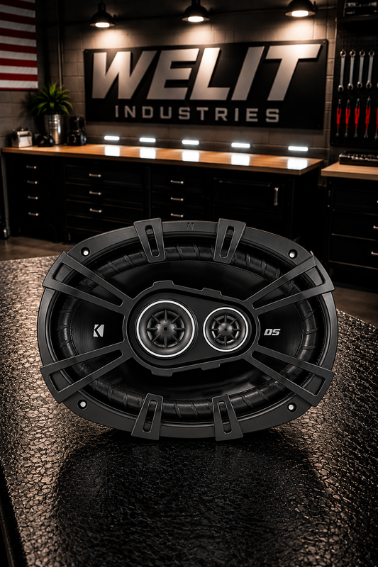 6X9 KICKER LED SPEAKER RINGS | DSC6930 | WITH GRILL
