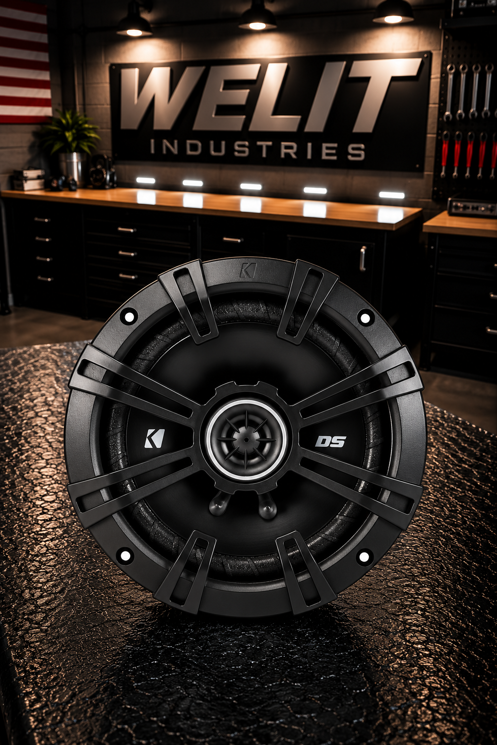 KICKER 5.25" LED SPEAKER RINGS | DSC50 | WITH GRILL