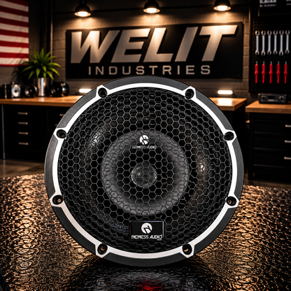 NEMESIS AUDIO 8" LED SPEAKER RINGS | NEO-8WPF // CXH-8WTR // MR8CF // CX8CF // MB8CF // MR8CF | WITH GRILL