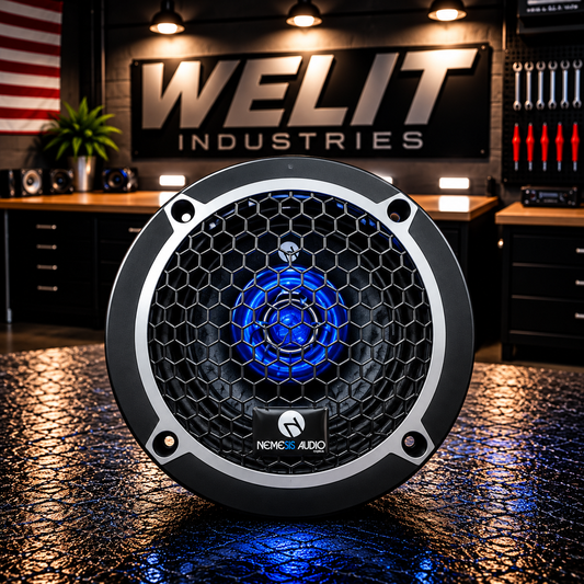 NEMESIS AUDIO 4" LED SPEAKER RINGS | NA-4PRO | WITH GRILL
