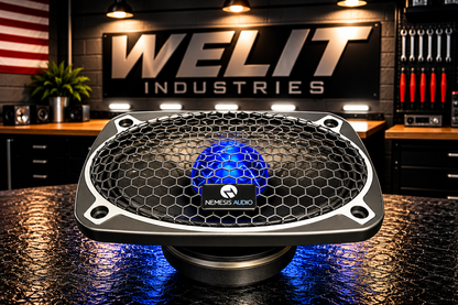 NEMESIS AUDIO 4X6" LED SPEAKER RINGS | NA-46PRO | WITH GRILL