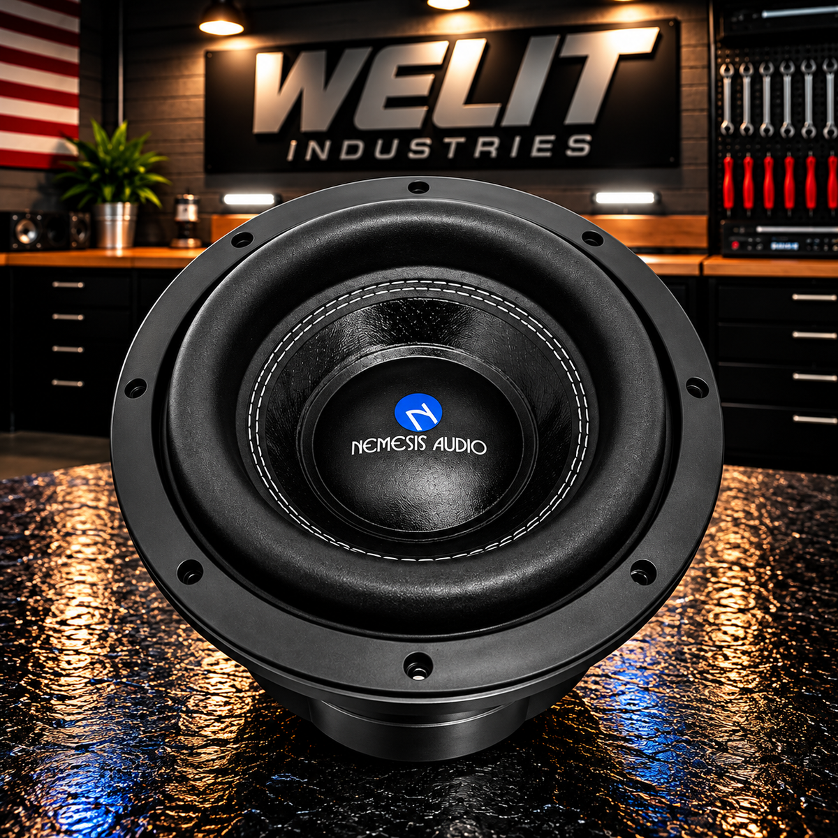 NEMESIS AUDIO 8" LED SPEAKER RINGS | NA-8E V.2 | NO GRILL