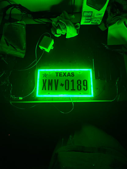CHASE LED LICENSE PLATE