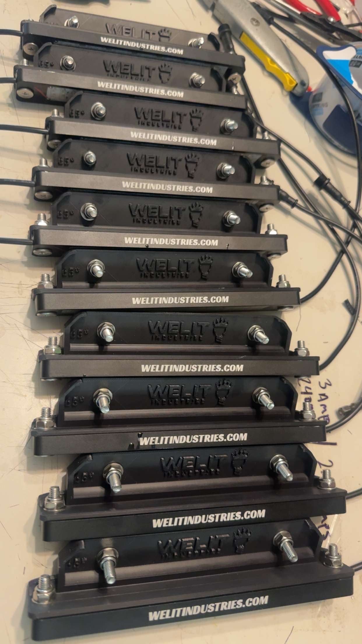 WELIT 7.25" 3D PRINTED BRACKETS