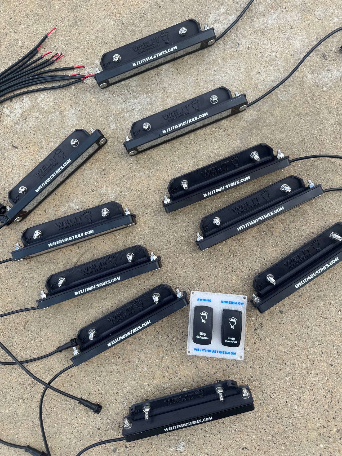 WELIT 7.25" 3D PRINTED BRACKETS