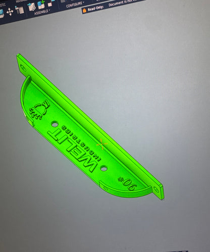 WELIT 7.25" 3D PRINTED BRACKETS