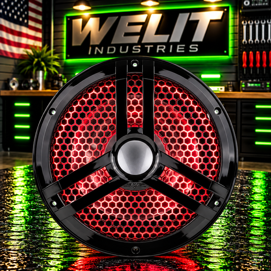 SKAR AUDIO 10"  LED SPEAKER RINGS | SKM10WB |