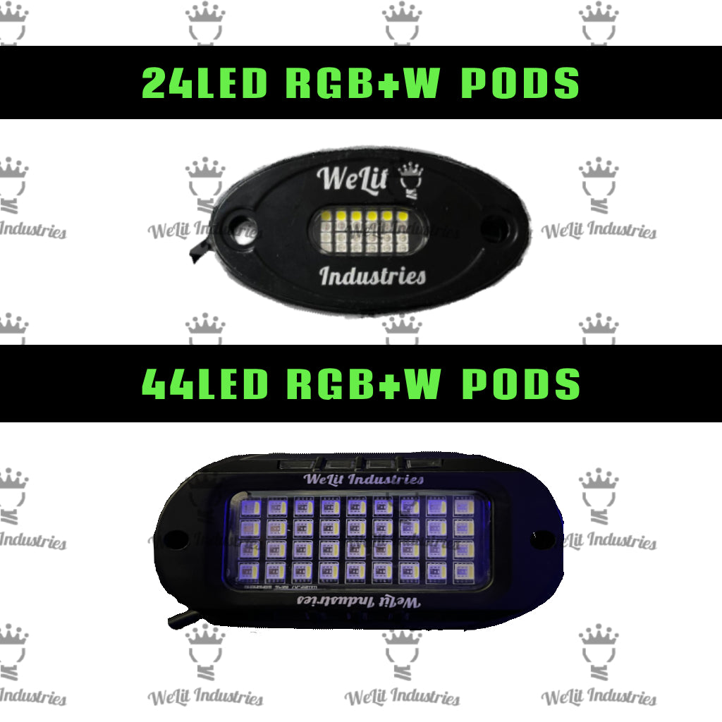 RGB+W FACILITATOR PACKAGE (rock lights, whips, portal lights)