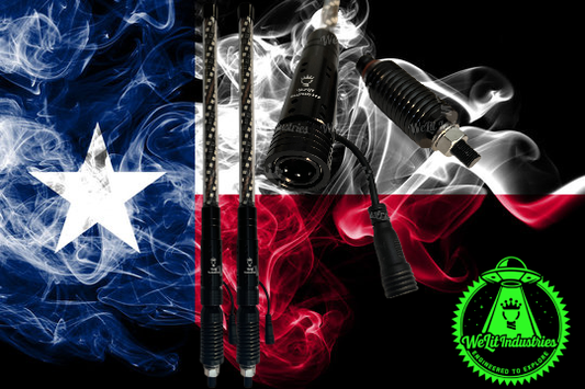 RGB+W WHIP PAIR {Compatible With Rock Lights}