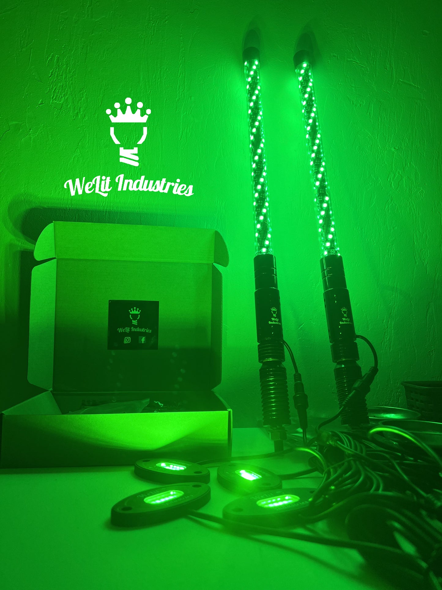 RGB+W FACILITATOR PACKAGE (rock lights, whips, portal lights)